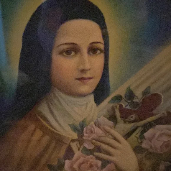 Vintage Saint Therese frame